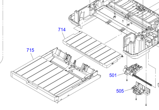 Epson - 1557371 - Paper Slideout Output Stacker Tray Assembly - Inner Section at Lower Front of Printer - £17-99 plus VAT - In Stock 1 to 2 Day Leadtime
