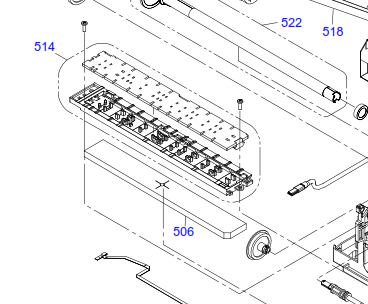 Epson - 1569499 - Front Paper Guide PGF inc Ink Absorber - £13-99