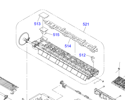 Epson - 1619864 - 1535907 - Small Ink Porous Pad fits on Left of Platen - £8-99 plus VAT - ETA 14 to 21 Day Leadtime