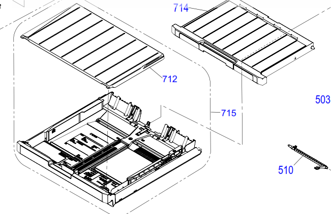 Epson - 1723644 - Replacement Main 1st Bin Paper Cassette Tray - £57-50 plus VAT - ETA 14 to 21 Day Leadtime