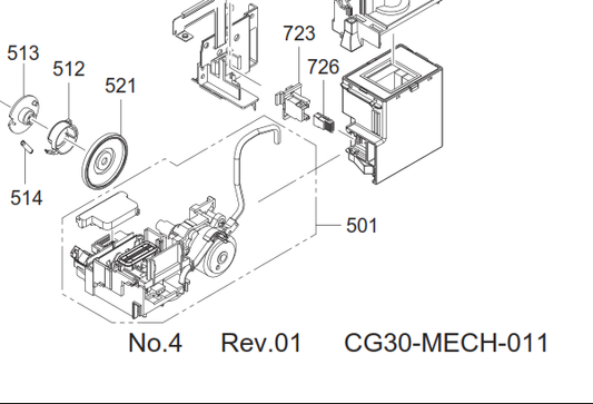 Epson - 1796926 - 1888298 - Ink System Assembly - £25-00 plus VAT - ETA 14 to 21 Day Leadtime