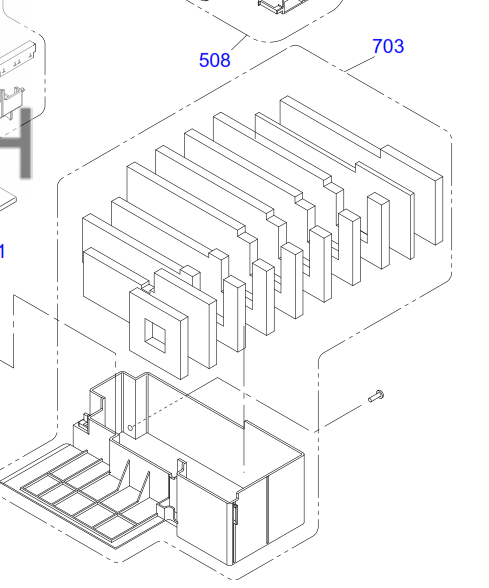 Epson - 1799792 - 1746399 - 1584721 - Ink Eject Porous Pad Tray inc Ink Absorbers - £19-99 plus VAT - Back In Stock!