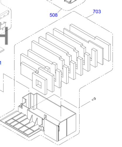 Epson - 1799792 - 1746399 - 1584721 - Ink Eject Porous Pad Tray inc Ink Absorbers - £19-99 plus VAT - Back In Stock!