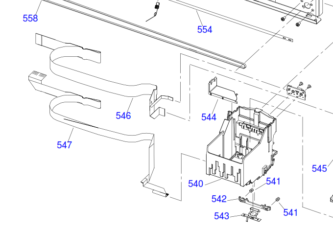 Epson - 1497101 - 2134537 - 21 Pin FCC WX1JE100AT15 Printhead Cable - £15-99 plus VAT - No Longer Available