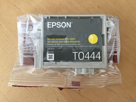 Epson - C13T04444010 - Out of Date Unboxed T0444 - Yellow Ink Cartridge - £10-99 plus VAT - In Stock 1 to 2 Day Leadtime