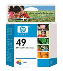 Hewlett Packard / HP - 51649A - 51649AE - Out of Date No 49 Tricolour Ink Cartridge - £19-99 plus VAT - In Stock 1 to 2 Day Leadtime