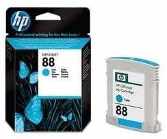 Hewlett Packard / HP - C9386AE - Out of Date No 88 Cyan Ink Cartridge (10ml) - £14-50 plus VAT - In Stock 1 to 2 Day Leadtime