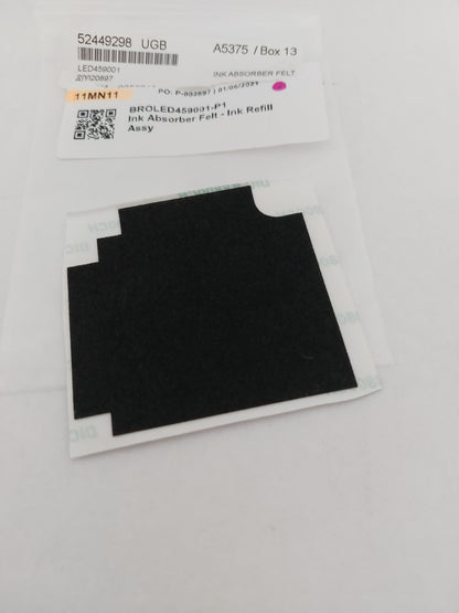 Brother - LED459001 - Ink Absorber Felt - Fits Under Ink Refill Assembly - £12-99 plus VAT - Back in Stock!
