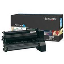 Lexmark - 00C7722CX - C7722CX - Cyan Extra High Yield Print Cartridge (15000 Copies) - £119-00 plus VAT - In Stock 1 to 2 Day Leadtime