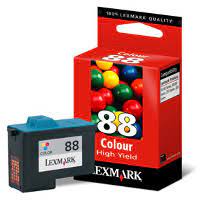 Lexmark - 18L0000 - No 88 High Yield Colour Cartridge (650 Copies) - £28-50 plus VAT - In Stock