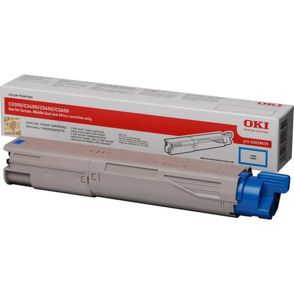 OKI - 43459435 - Cyan Toner (1500 Copies) - £43-80 plus VAT - In Stock 1 to 2 Day Leadtime