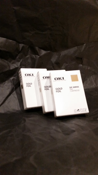 OKI - 41067608 - Gold Foil Dry Ink Ribbon Cartridge - £35-99 plus VAT - Back in Stock!