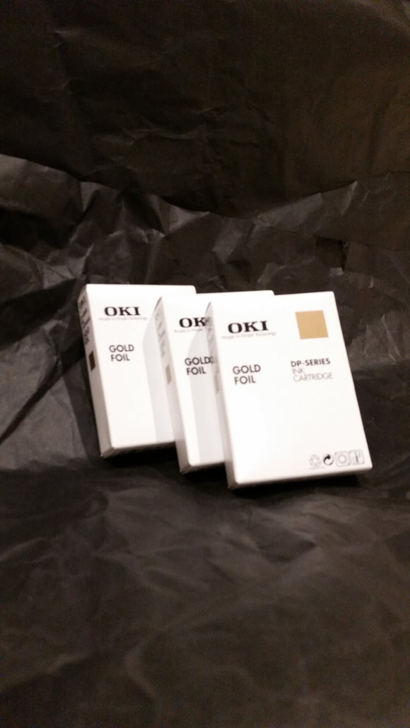 OKI - 41067608 - Gold Foil Dry Ink Ribbon Cartridge - £35-99 plus VAT - In Stock