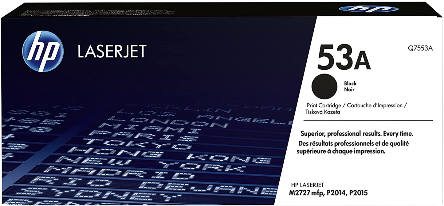 Hewlett Packard / HP - Q7553A - Original Black Smart Toner Cartridge (3000 Copies) - £79-99 plus VAT - In Stock 1 to 2 Day Leadtime