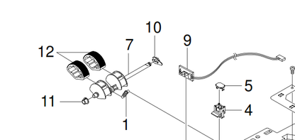 Samsung - JC73-00149A - Paper Pickup Roller Tyre - £15-99 plus VAT - No Longer Available