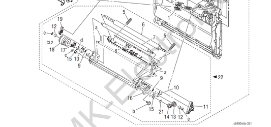 Xerox - 059K69700 - Complete Registration Roller Assembly - £75-00 plus VAT - ETA 7 to 10 Day Leadtime