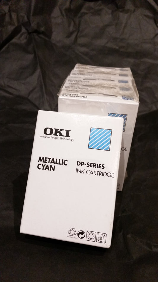 OKI - 41067618 - 3000062 - Metallic Blue / Cyan Dry Ink Ribbon Cartridge - £29-99 plus VAT - Back in Stock!