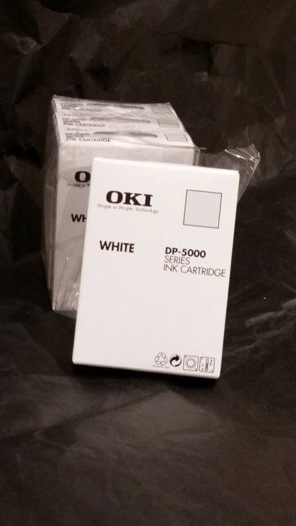 OKI - 41067610 - White Dry Ink Ribbon Cartridge - No Longer Available